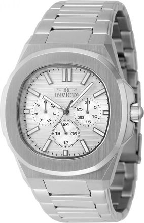 Invicta Speedway Quartz Silver Dial Mens Watch 48324