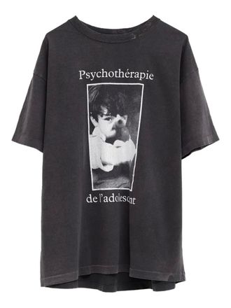 Enfants Riches Deprimes Psychoth&eacute;rapie de LAdolescent T-shirt met grafische print - Zwart