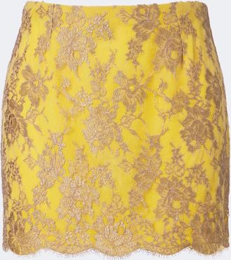 Saint Laurent Minigonna in pizzo