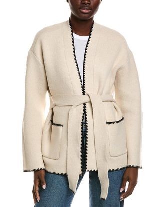 Design History Tie Front Cardigan