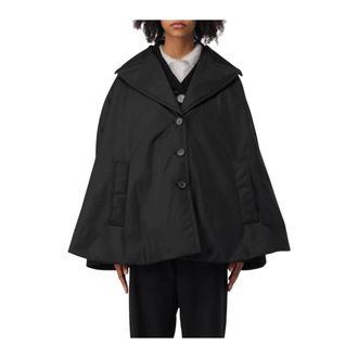 Marni Capes, female, Black, Size: XS Relaxed Fit Cape Coat