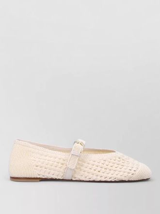 Stuart Weitzman leora knit mary jane ballet flats