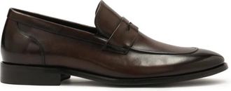 Kazar Schoenen, Heren, Bruin, 45 EU, Leer, Elegante bruine leren loafers