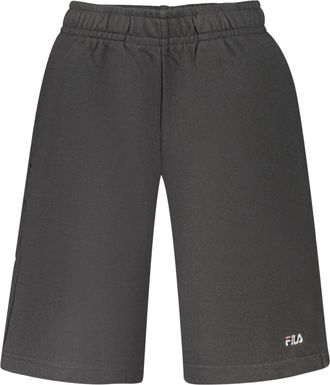 Fila Lusciano Sports Shorts - Heren - Korte sportbroeken - Zwart - 2XL - Katoen - Fitness
