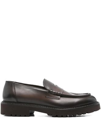 Doucal's Leren loafers - Bruin