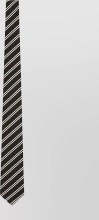 Saint Laurent diagonal stripes traditional width tie