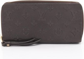 Louis Vuitton Brown Earth Monogram Empreinte Long Wallet (Bi-Fold) (Pre-Owned)