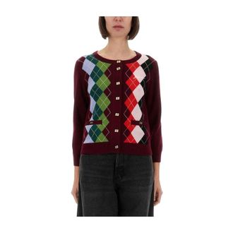Ganni Dames, Truien, Veelkleurig, Maat: XS Wol