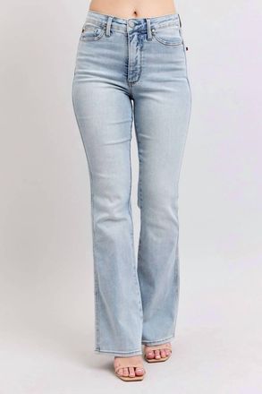 Judy Blue High Waist Bootcut Jeans In Light Long