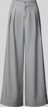 MY ESSENTIAL WARDROBE Stoffhose mit franz&ouml;sischen Eingrifftaschen Modell Hanna in Hellgrau Melange, Gr&ouml;&szlig;e 40