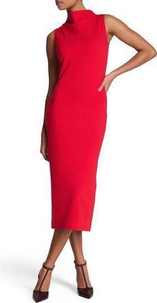 Spanx Ponte Sleeveless Midi Dress in Spanx Red at Nordstrom, Size X-Small