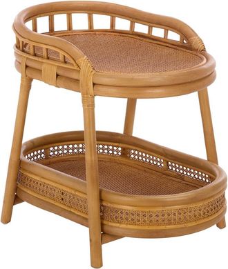 Safavieh Couture Shayleen Rattan Pole Accent Table