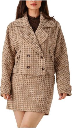 Notre-V Dames, Jassen, Beige, Maat: XL Katoen