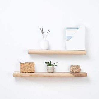 Wabi Home Natura estante madera de trembes&iacute; 70x20x5cm