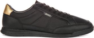 HUGO BOSS Sneakers, male, Black, 6 UK, Nitan Lowp Tx Trainers