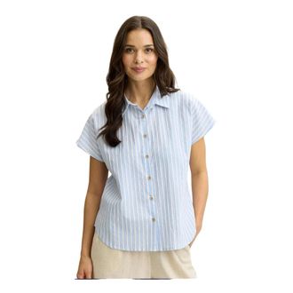 In Front Mujer, Blusas y Camisas, Azul, Talla: XL