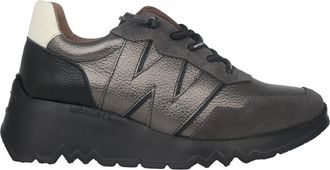 Wonders Trendy Leren Dames Sneaker - Dames - Sneakers - Grijs - 40 EU - Leer - Schoenen