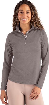 Cutter & Buck Coastline Epic Comfort Recycled Womens Quarter Zip