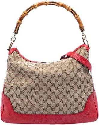 Gucci Pre-owned Handbags, female, Multicolor, Size: ONE SIZE Pre-owned Diana Satchel