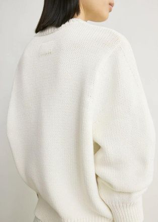 Toteme Ribbed Knit Sweater - Ecru