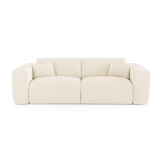 Sia Home Sof&aacute; cama &laquo;express&raquo; de dunlopillo, 160 cm 4 plazas pana crema