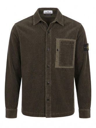 Stone Island Organic Cotton Corduroy Shirt