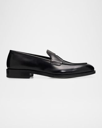 Ferragamo Men & apos;s Touring Originali Leather Penny Loafers