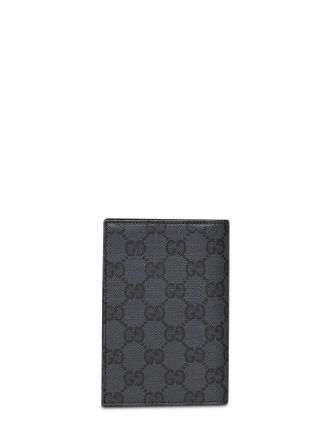 Gucci GG Lambskin Passport Holder - Gray