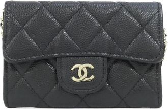 Chanel Black Grained Calfskin Fanny Pack (Pre-Owned)
