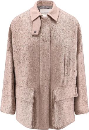Hev&ograve; Cappotto Casteldelmonte - - Jackets - Donna - Beige - S