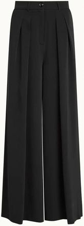 King Louie Marnie Pants Fanna - Dames - Wijde Broeken - Zwart - S - Broeken