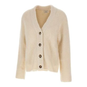 Loulou Studio Cardigans, female, White, M, Lynn Cardigan