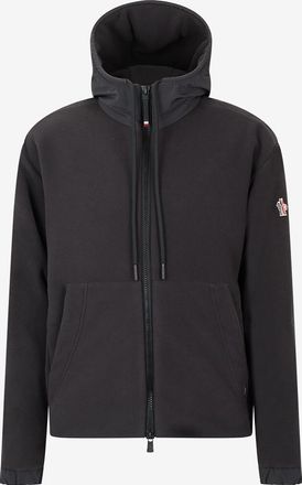 Moncler Hochgeschlossener Fleece-Sweatshirt mit Reissverschluss
