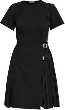 Burberry Jurk Ada - Dames - Korte kleedjes - Zwart - 2XS - Wol - Kleedjes
