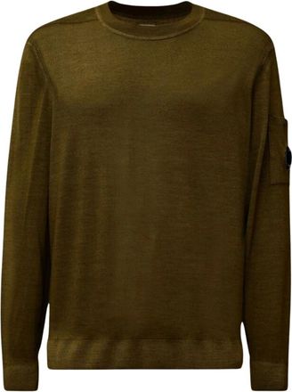 C.P. Company C.p. Company, Heren, Truien, Groen, Maat: S Wol