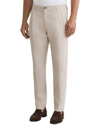 Reiss Pablo Side Adjuster Linen-Blend Trouser