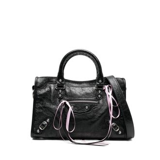 Balenciaga Small Le City Bow-embellished Tote Bag