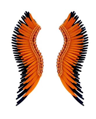 Mignonne Gavigan Womens Gameday Madeline Earrings In Orange/navy
