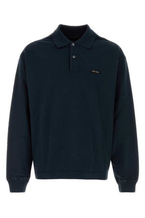 Prada Dark Navy Logo Polo