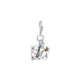 Thomas Sabo Charm Pendant Letter with Envelope - female - THOMAS SABO - Jewellery - Gray - ONE SIZE - Accessories