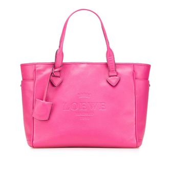 Loewe Pre-owned Loewe Leather Heritage Tote Ladies 11011
