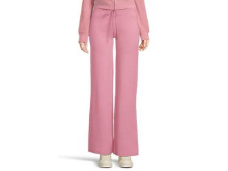 Juicy Couture Sweater Wide Leg Pants Womens Casual Pants Rose : LG (US 10-12), Nylon/Polyester/Rayon