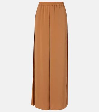 Max Mara Cr&ecirc;pe wide-leg pants