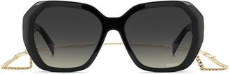 Missoni MIS 0268/G/S Asian Fit 807/PR Womens Sunglasses Black Size 55
