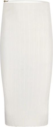 Jacquemus Pralu Midi Rok - Dames - Midirokken - Wit - S - Rokken