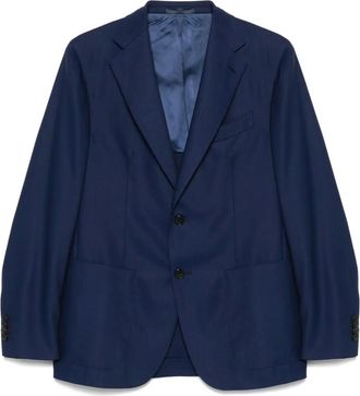 Caruso Blazer in lana - Blu
