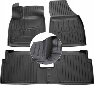 OEM Alfombrillas Y Limpiaparabrisas De Goma Para Vw Id.6 A Partir De 2021 - Ud Troughs