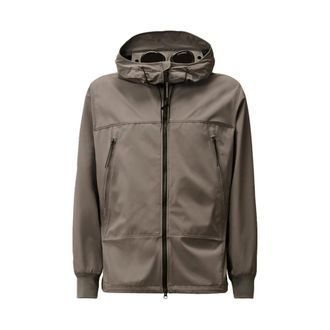 C.P. Company Goggle Shell Jas in Grijs - Heren - Zomerjassen - Grijs - XL - Jassen