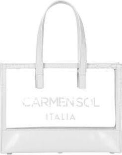 Carmen Sol Venezia Clear Tote Bag in White at Nordstrom
