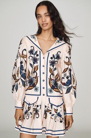 Farm Rio Nature Cotton Mini Dress